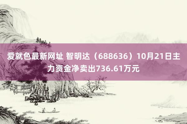 爱就色最新网址 智明达（688636）10月21日主力资金净卖出736.61万元