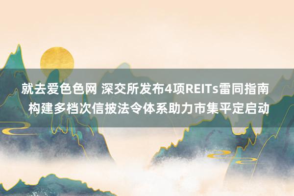 就去爱色色网 深交所发布4项REITs雷同指南  构建多档次信披法令体系助力市集平定启动