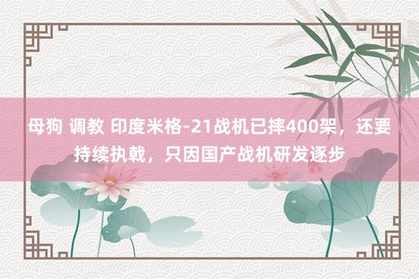 母狗 调教 印度米格-21战机已摔400架，还要持续执戟，只因国产战机研发逐步