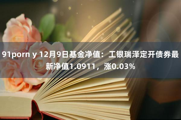 91porn y 12月9日基金净值：工银瑞泽定开债券最新净值1.0911，涨0.03%