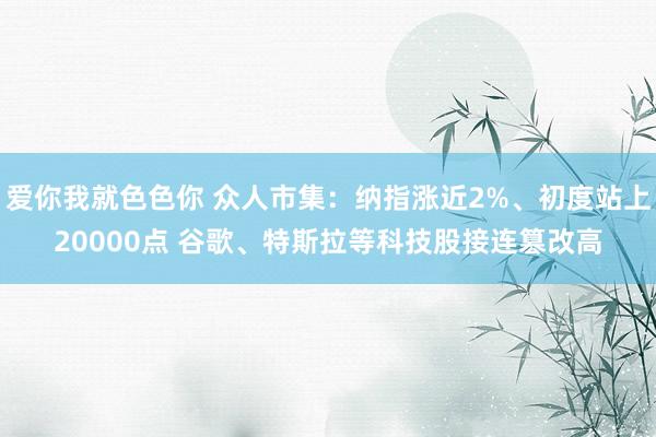 爱你我就色色你 众人市集：纳指涨近2%、初度站上20000点 谷歌、特斯拉等科技股接连篡改高