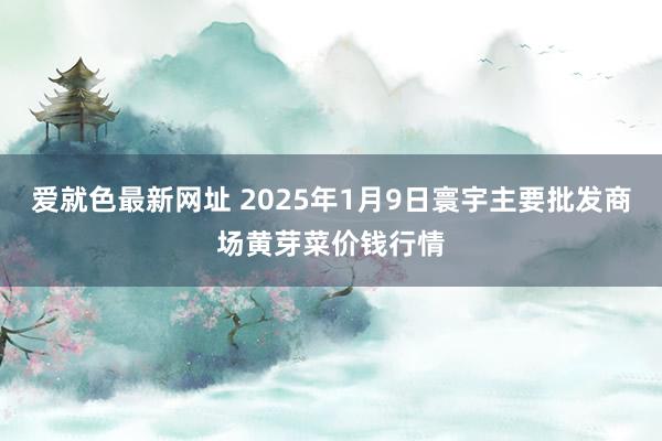 爱就色最新网址 2025年1月9日寰宇主要批发商场黄芽菜价钱行情